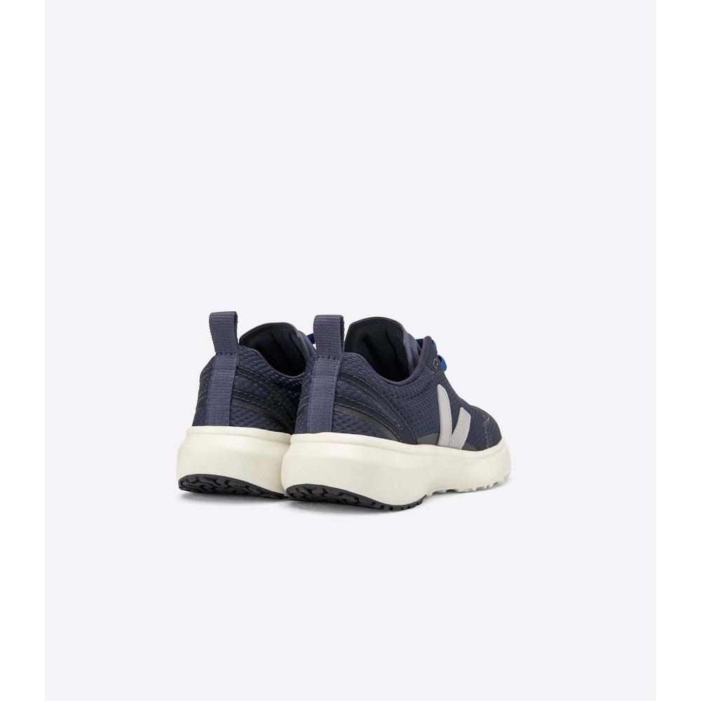 Blue Kids' Veja CANARY ELASTIC LACE Running Shoes | AU 719CTV